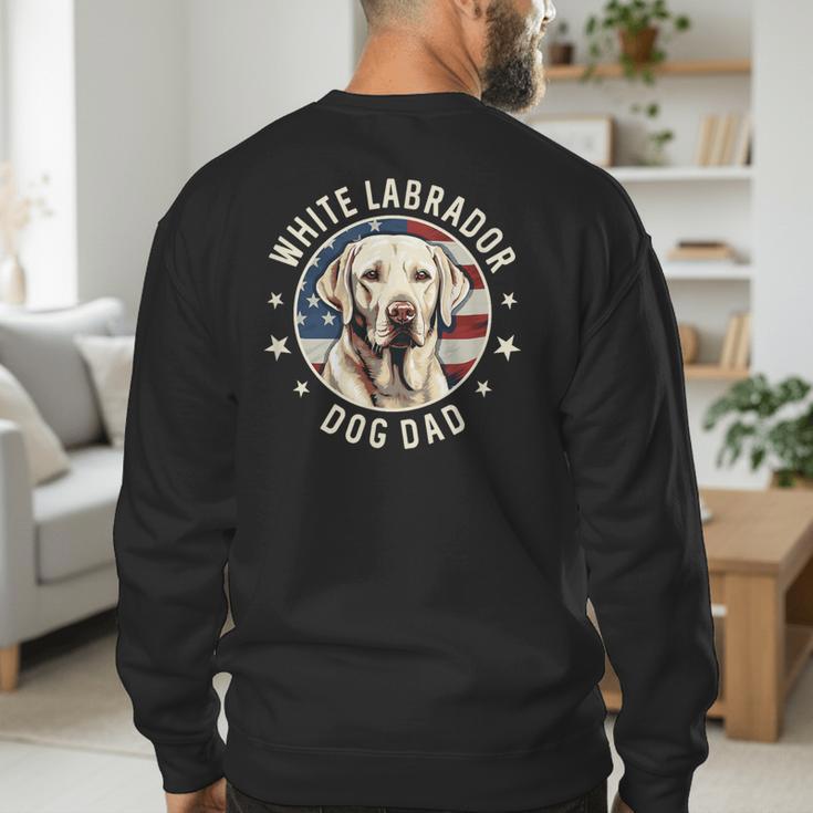 Labrador Retriever Dog Dad Men's Sweatshirt Back Print