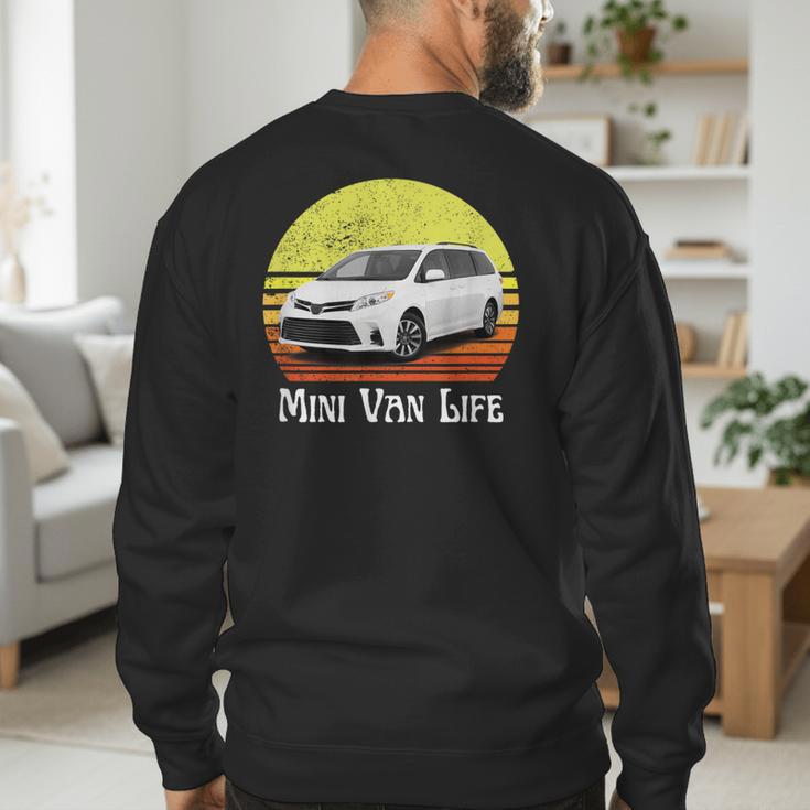 Mini Van Life Soccer Mom Dad Parent For Parents Men's Sweatshirt Back Print Mini Van Life Soccer Mom Dad Parent For Parents Men's Sweatshirt Back Print