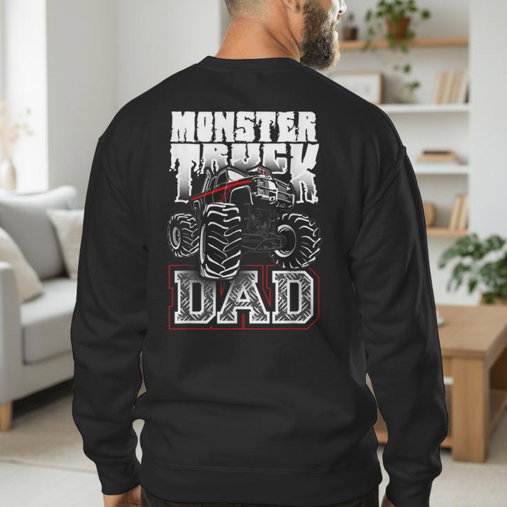 Monster Truck Dad Tshirt Men's Sweatshirt Back Print