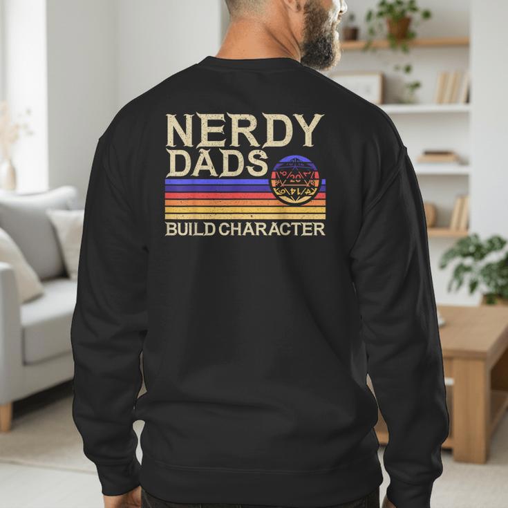 Nerdy Dad RPG Gaming D20 Tabletop Games RPG Gamer Men's Sweatshirt Back Print Nerdy Dad RPG Gaming D20 Tabletop Games RPG Gamer Men's Sweatshirt Back Print