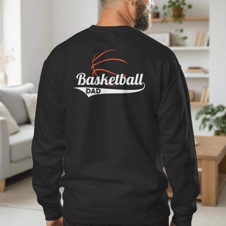 Proud Basketball Dad T-Shirt Men's Sweatshirt Back Print