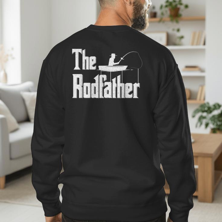 The Rodfather Fishing Dad Men's Sweatshirt Back Print The Rodfather Fishing Dad Men's Sweatshirt Back Print