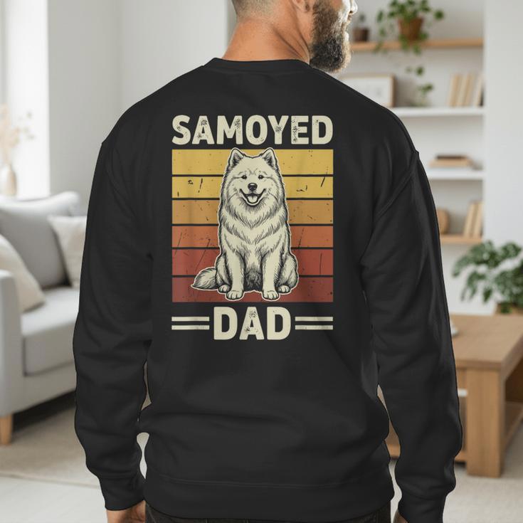 Samoyed Dad Men's Sweatshirt Back Print