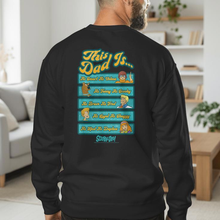 Scooby-Doo Father's Day Vintage Group Shot This Dad Is Men's Sweatshirt Back Print