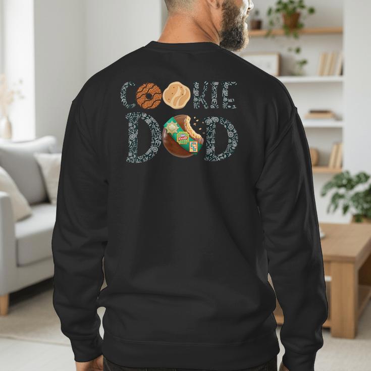 Scout Shirt Cookie Dad Family Girl Troop Leader Men's Sweatshirt Back Print