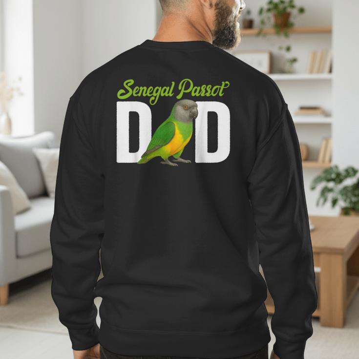 Senegal Parrot Dad Senegal Parrot Owner Senegal Parrot Lover Men's Sweatshirt Back Print Senegal Parrot Dad Senegal Parrot Owner Senegal Parrot Lover Men's Sweatshirt Back Print