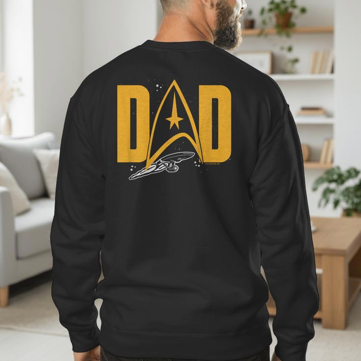 Star Trek Starfleet Dad Men's Sweatshirt Back Print