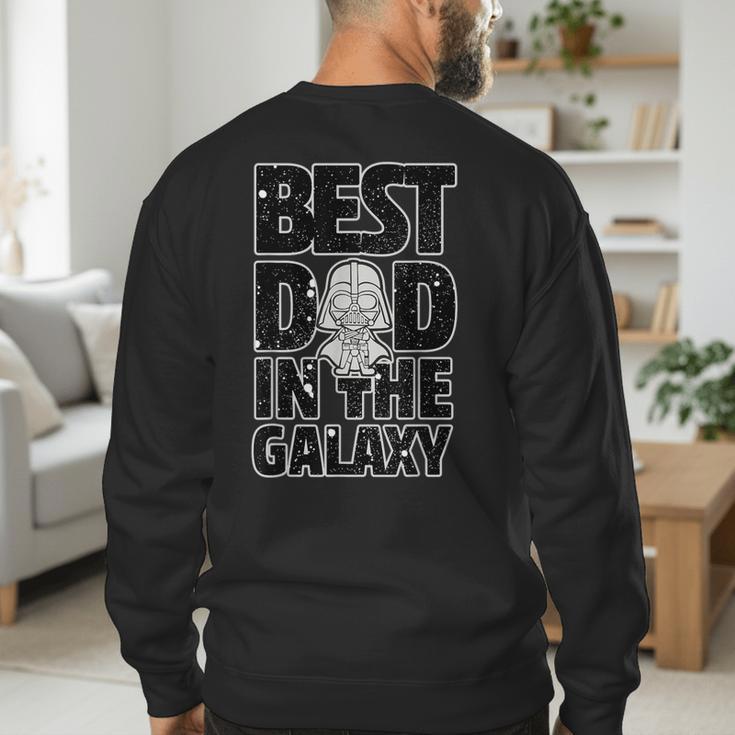 Star Wars Best Dad In The Galaxy Darth Vader Men's Sweatshirt Back Print