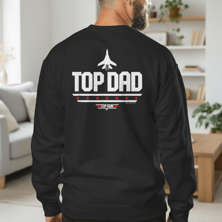 Top Gun Father's Day Top Dad Men's Sweatshirt Back Print Top Gun Father's Day Top Dad Men's Sweatshirt Back Print