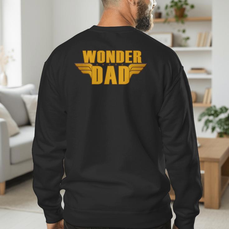 Wonder Dad Shirt Men's Sweatshirt Back Print