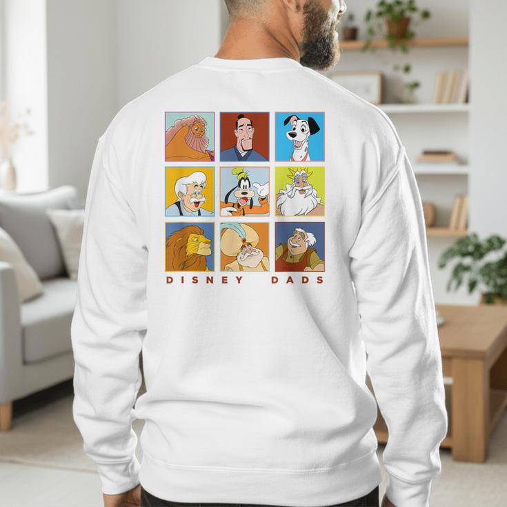 Disney Classic Father's Day Disney Dads Colorful Panels Men's Sweatshirt Back Print
