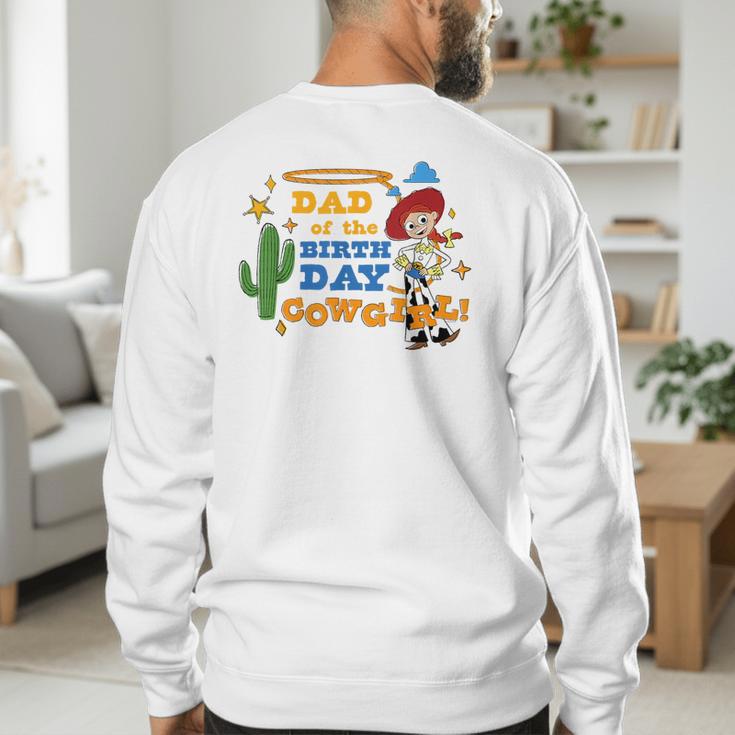 Disney And Pixar's Toy Story Dad Of The Birthday Cowgirl Men's Sweatshirt Back Print