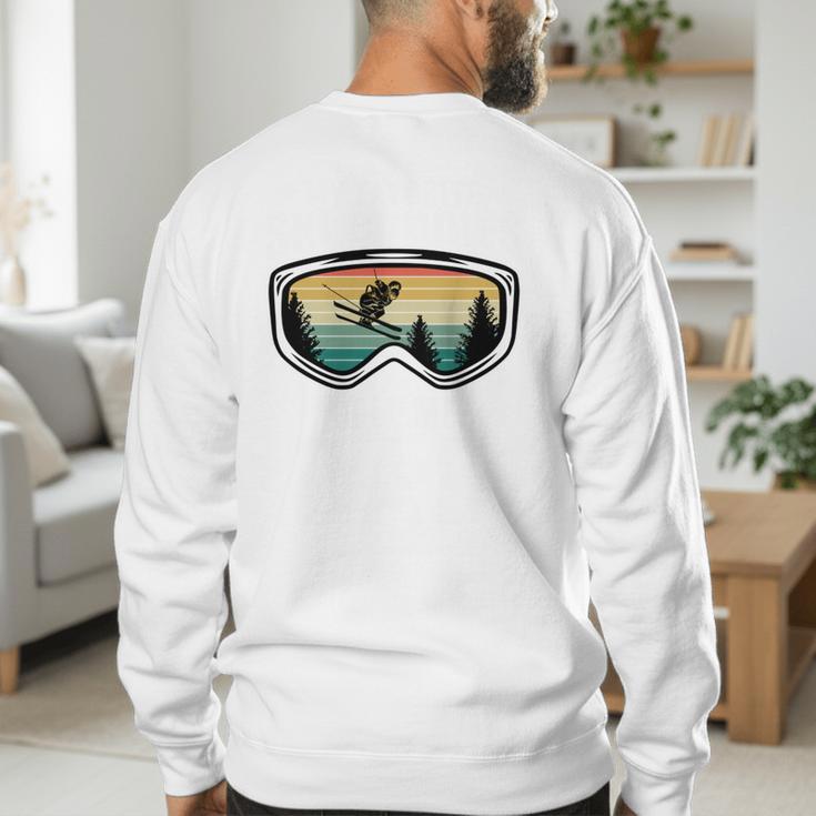 My Favorite Ski Buddies Call Me Dad For Ski Dad Men's Sweatshirt Back Print