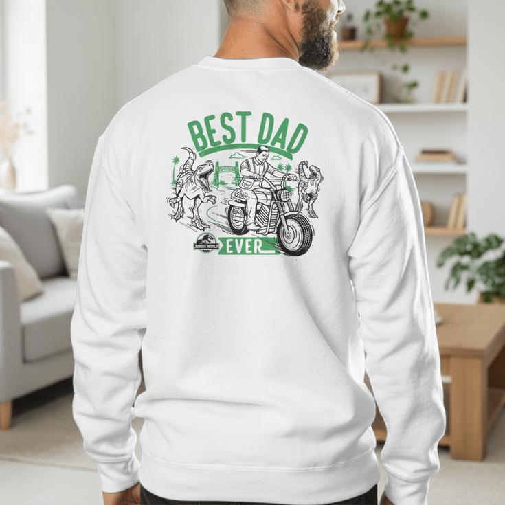 Jurassic World Best Dad Ever Men's Sweatshirt Back Print
