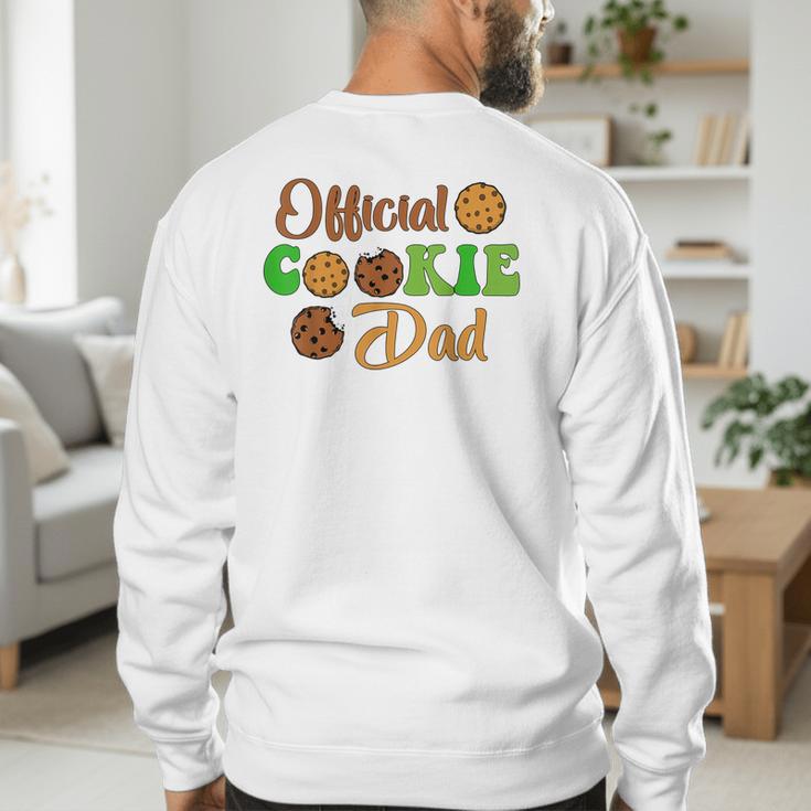 Official Cookie Dad Scout For Girls Cookie Dealer Men's Sweatshirt Back Print Official Cookie Dad Scout For Girls Cookie Dealer Men's Sweatshirt Back Print