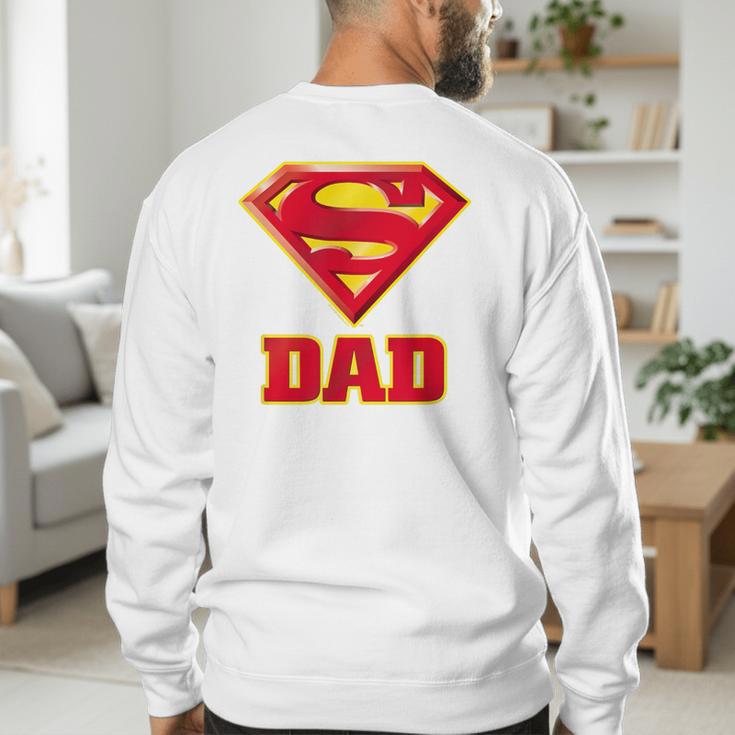 Superman Super Dad Men's Sweatshirt Back Print