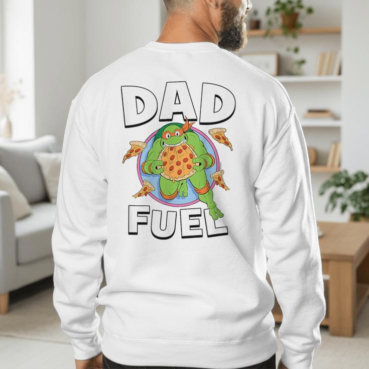 TMNT Michelangelo Dad Fuel Men's Sweatshirt Back Print