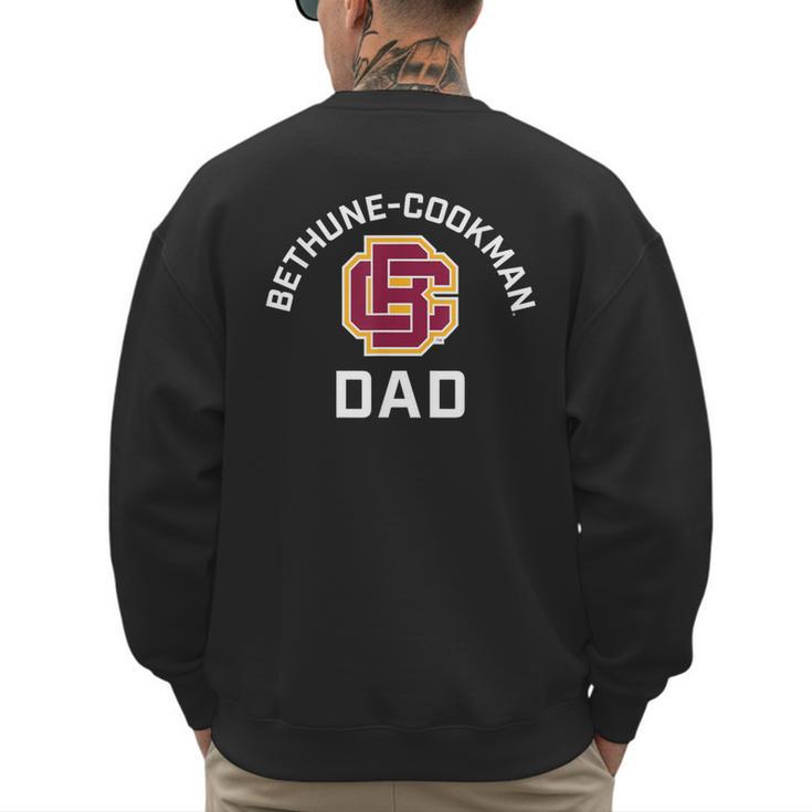 Bethune-Cookman University Wildcats Arched Dad Men's Sweatshirt Back Print