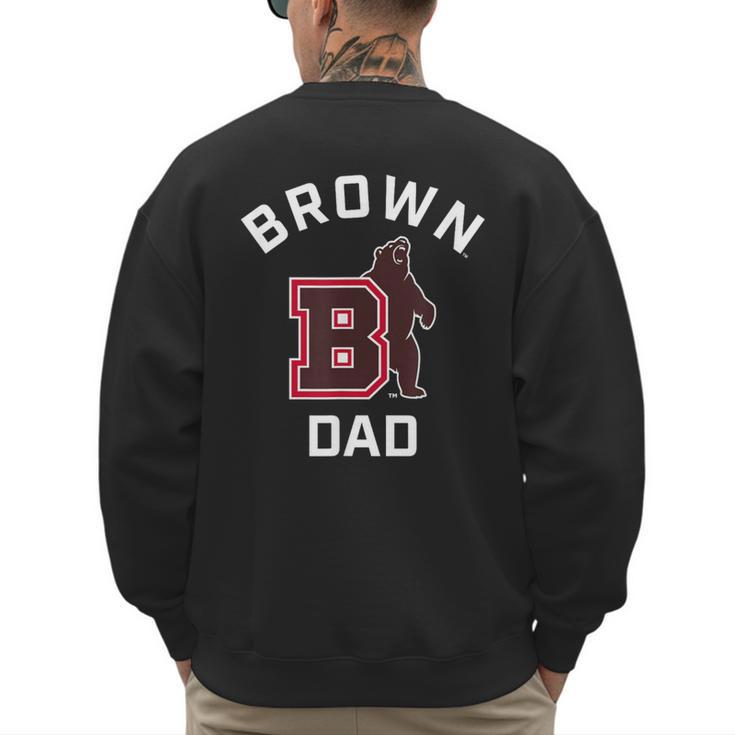Brown University Bears Arched Dad Men's Sweatshirt Back Print