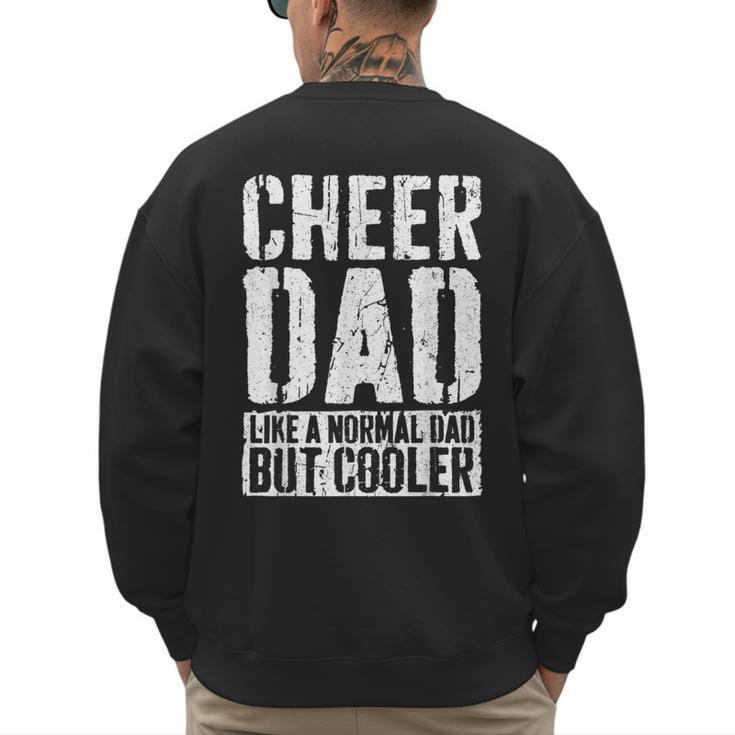 Cheer Dad Shirt Men Fathers Day Cheer Dad Men's Sweatshirt Back Print