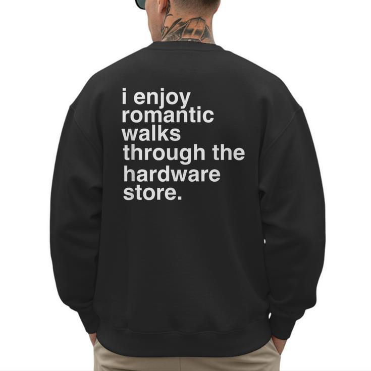 Dad Handyman Hardware Store Tools Men's Sweatshirt Back Print