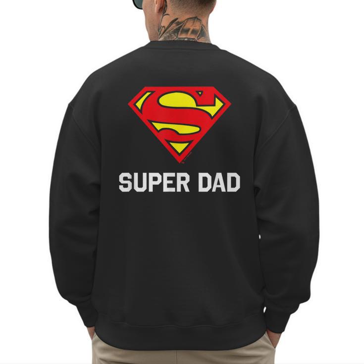 DC Comics Superman Father's Day Super Dad Logo Men's Sweatshirt Back Print