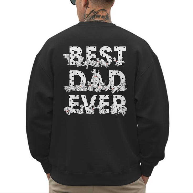 Disney 101 Dalmatians Best Dad Ever Father's Day Men's Sweatshirt Back Print