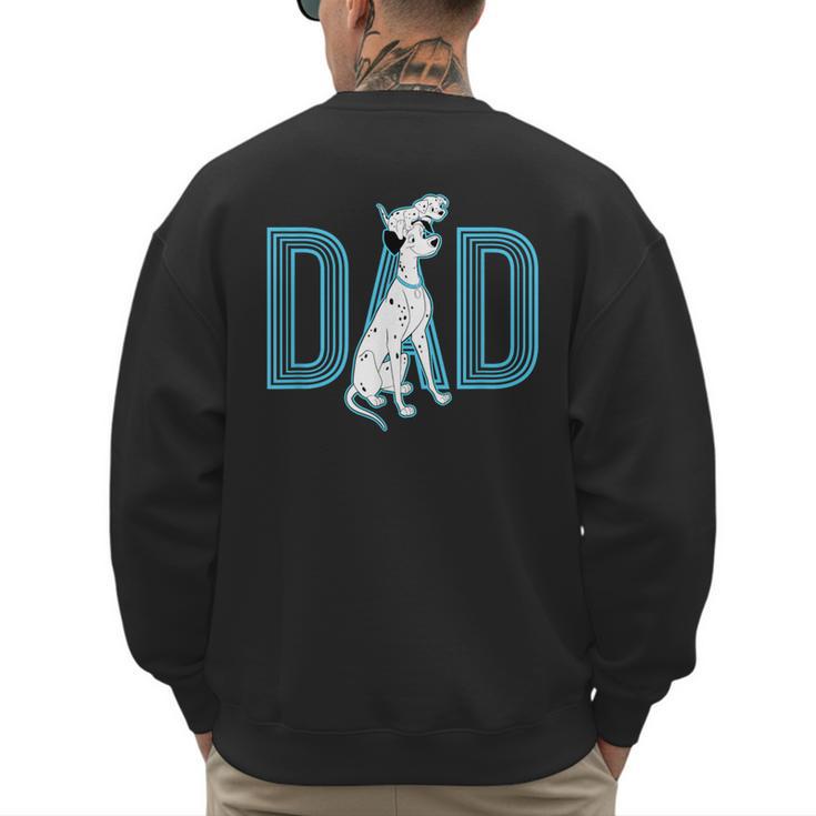 Disney 101 Dalmatians Pongo And Penny Dad Men's Sweatshirt Back Print