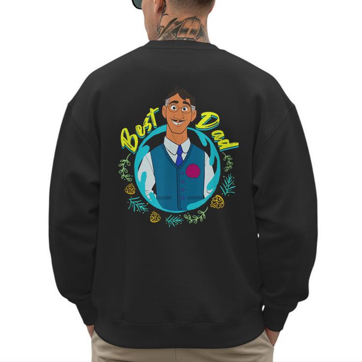 Disney Encanto Agustin Madrigal Best Dad Portrait Small Men's Sweatshirt Back Print