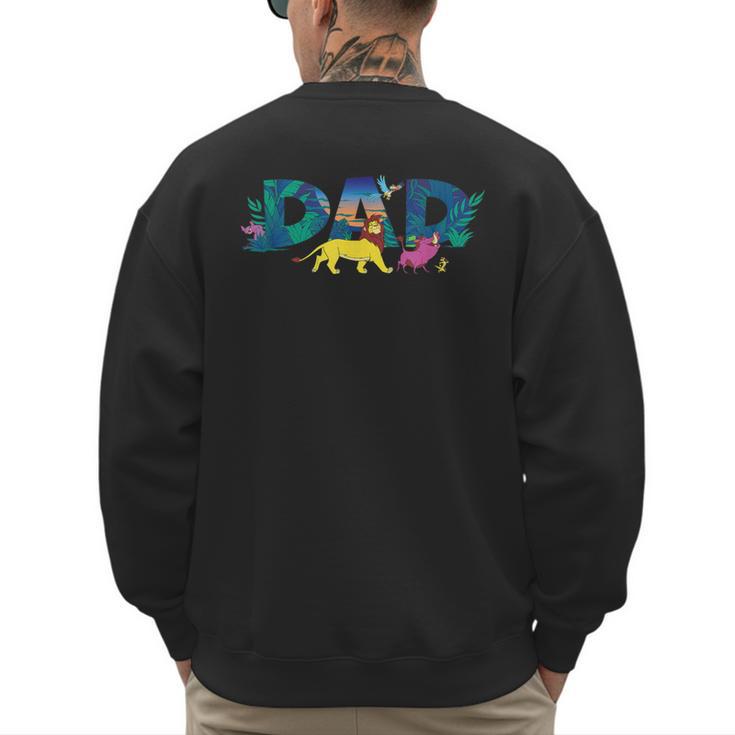 Disney The Lion King Simba & Pals Dad Father's Day Birthday Men's Sweatshirt Back Print