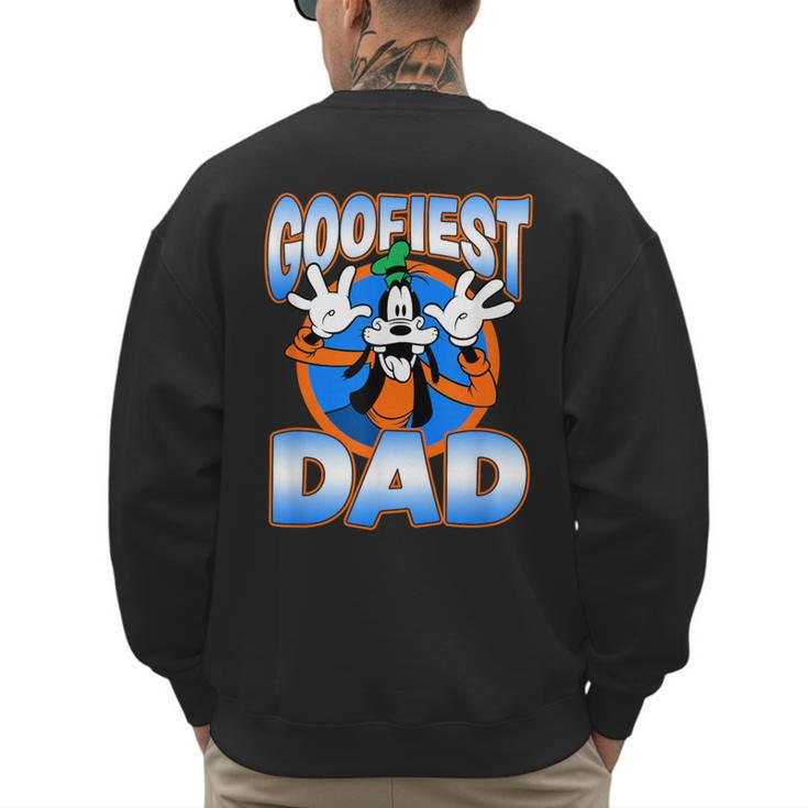 Disney Mickey And Friends Father's Day Goofiest Dad Vintage Men's Sweatshirt Back Print