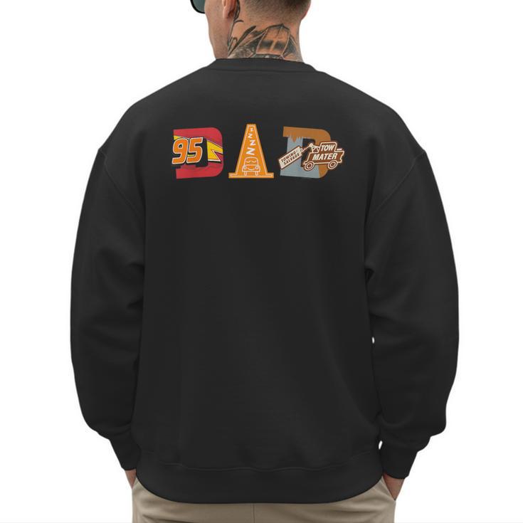 Disney And Pixar’s Cars Cozy Cone Dad Father’s Day Birthday Men's Sweatshirt Back Print