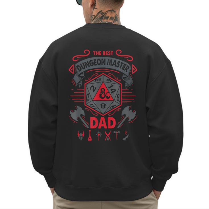 Dungeons & Dragons The Best Dungeon Master Dad Die Logo Men's Sweatshirt Back Print
