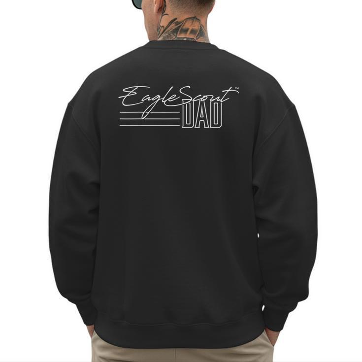 Eagle Scout Dad Men's Sweatshirt Back Print