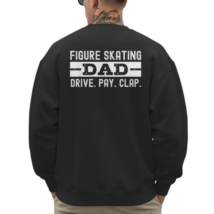 Figure Skating Dad Men's Sweatshirt Back Print