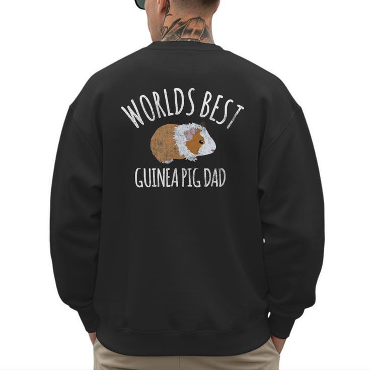 Guinea Pig Apparel Men Boys Worlds Best Guinea Pig Dad Gift Men's Sweatshirt Back Print