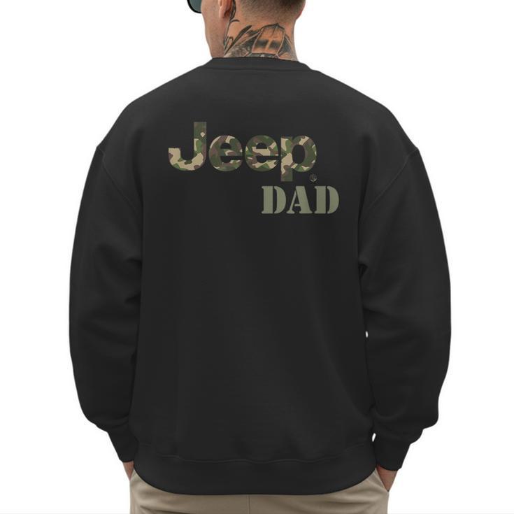 Jeep Dad Officially Licensed Men's Sweatshirt Back Print