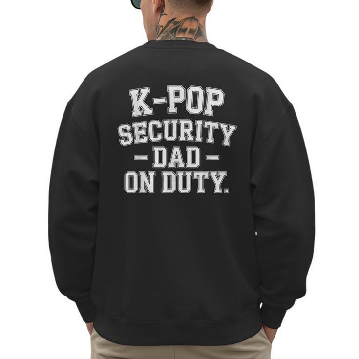 K-Pop Security Parent Edition Mom Dad Concert Korean Men's Sweatshirt Back Print