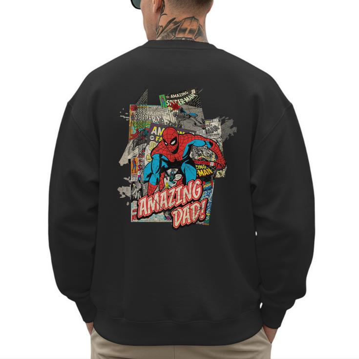 Marvel Spider-Man Amazing Dad Father's Day Men's Sweatshirt Back Print