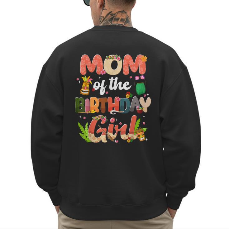 Mom And Dad Birthday Girl Matching Family Party Decorations Men's Sweatshirt Back Print