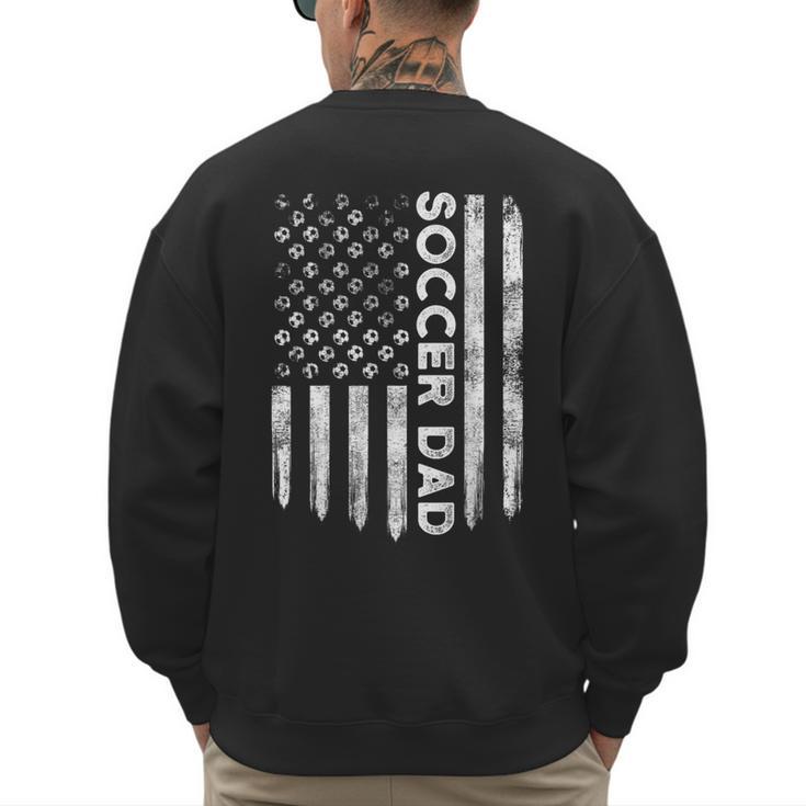 New First Time Dad To Be Symbol Tools Soccer Daddy DA1 Men's Sweatshirt Back Print