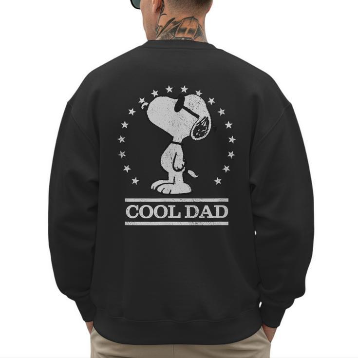 Peanuts Snoopy Cool Dad Men's Sweatshirt Back Print