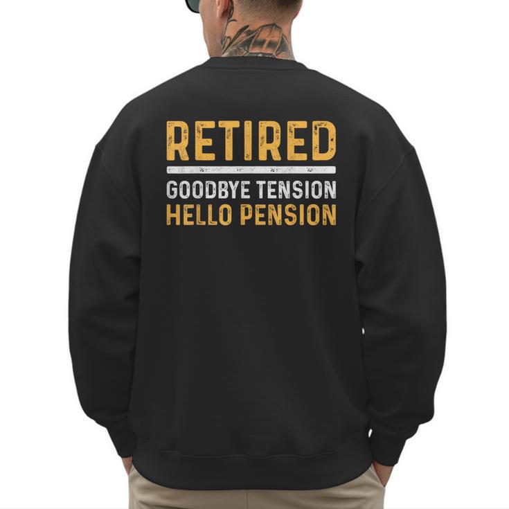 Retirement Best Retired 2026 Tee For Men Women Dad Mom Men's Sweatshirt Back Print