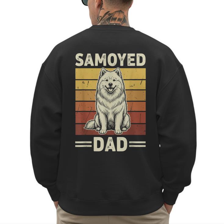 Samoyed Dad Men's Sweatshirt Back Print