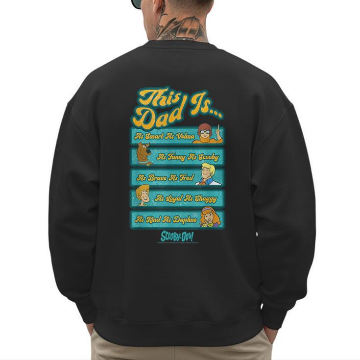 Scooby-Doo Father's Day Vintage Group Shot This Dad Is Men's Sweatshirt Back Print