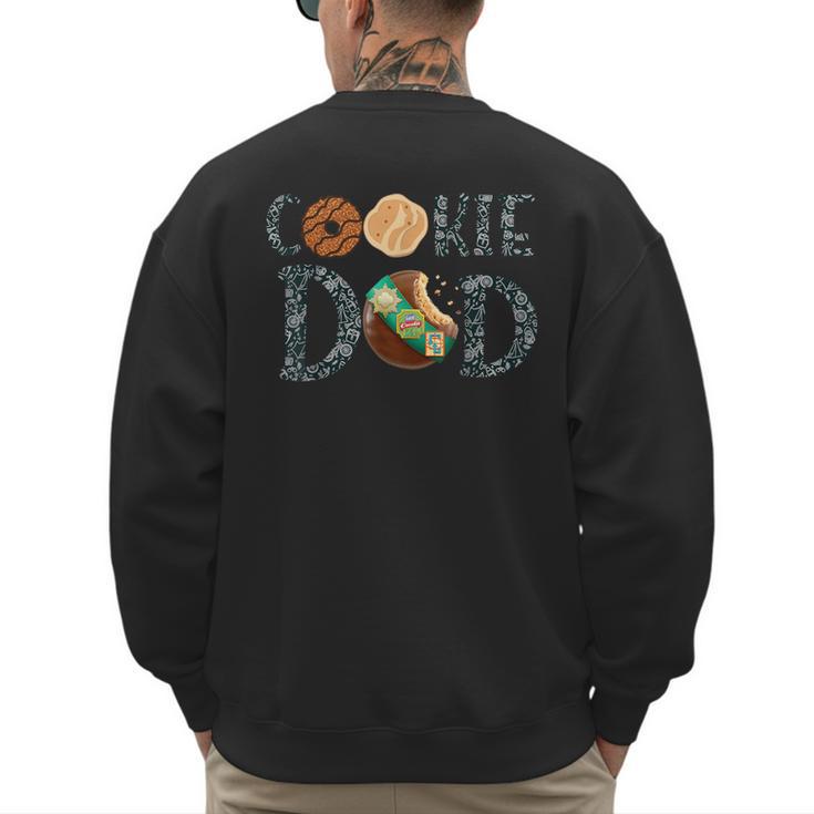 Scout Shirt Cookie Dad Family Girl Troop Leader Men's Sweatshirt Back Print
