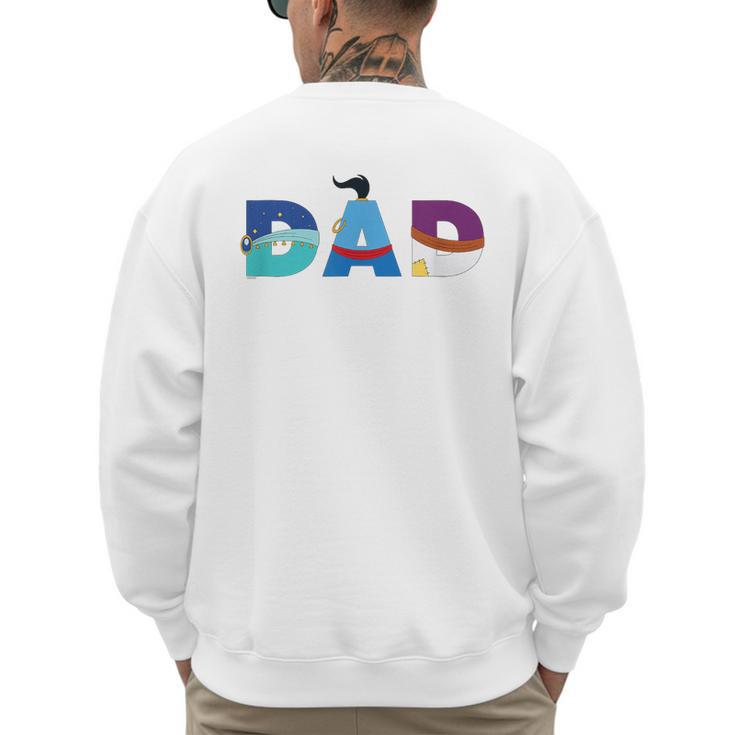 Disney Aladdin Jasmine Genie Father’s Day Birthday Dad Men's Sweatshirt Back Print