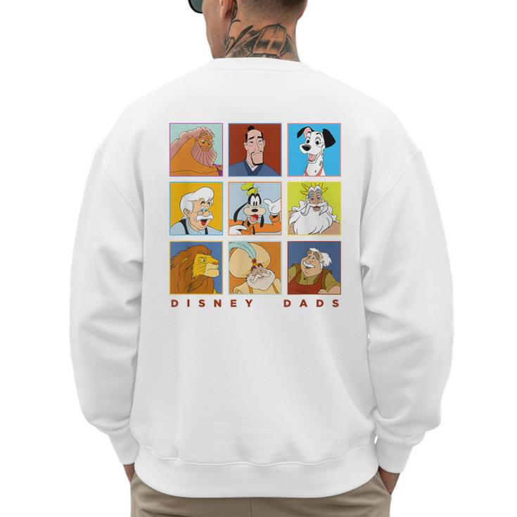 Disney Classic Father's Day Disney Dads Colorful Panels Men's Sweatshirt Back Print
