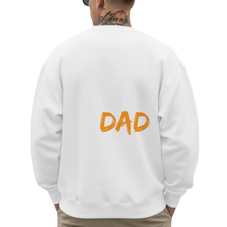 Gymnastics Dad For Gymnastic Father Parents Men's Sweatshirt Back Print