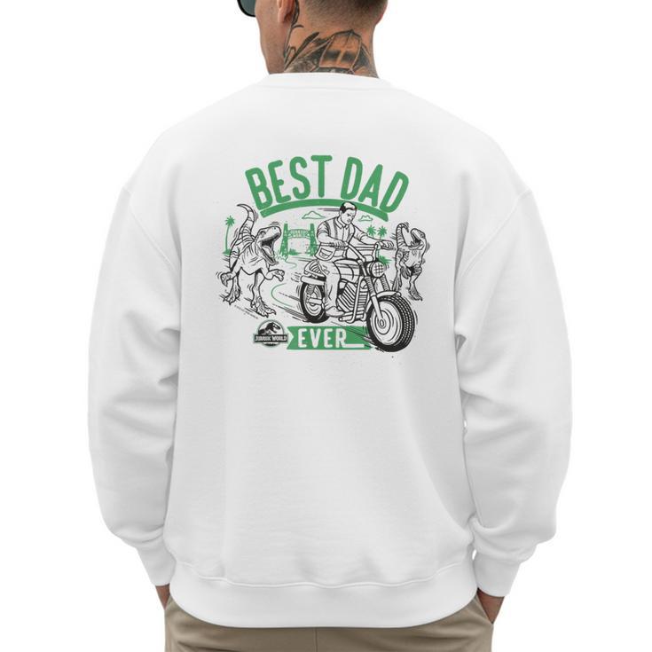 Jurassic World Best Dad Ever Men's Sweatshirt Back Print